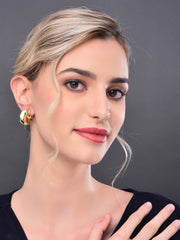 Twirl Stud Earring Gold