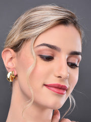 Twirl Stud Earring Gold