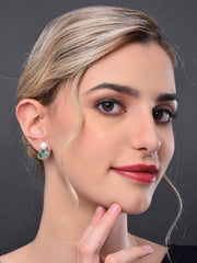 Green Drop earring