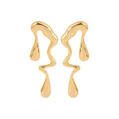 Irregular Glossy Trendy Dangle Earring