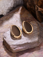 Browne Enamel Stud Earring