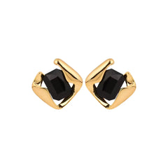 Black Stud Earring