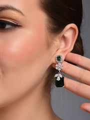 Emerald Edge Earrings