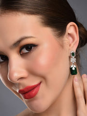 Emerald Edge Earrings