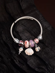 Peach Charm Adjustable Bangle