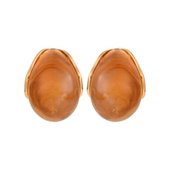 Amber Dripping Earring