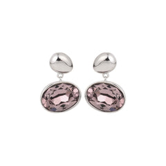 Pink Crystal Stud earring