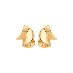 Twirl Stud Earring Gold