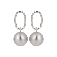 Silver Plated Pearl Drop Earring