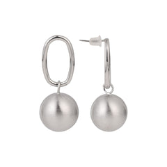 Silver Plated Pearl Drop Earring