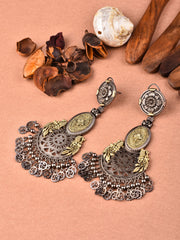 Oxidised Plated Dangler Earring