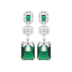 Emerald Edge Earrings