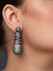 SILVER ZICRON EARRINGS