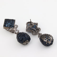 Azure Radiance Drop Earring