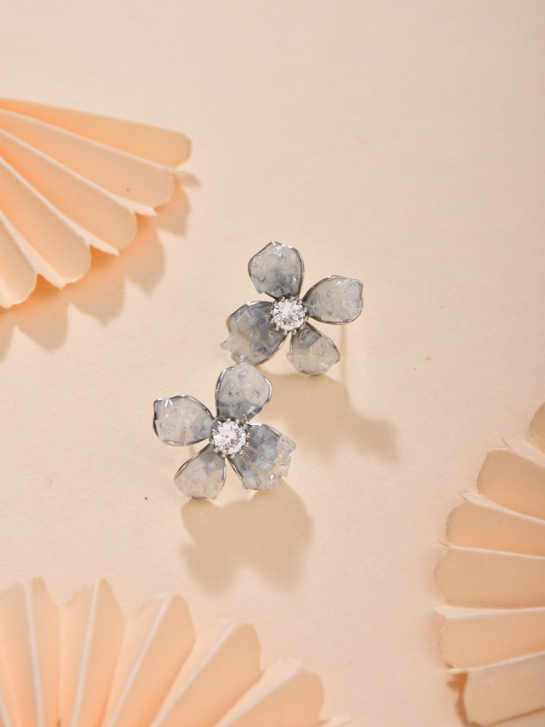 Crystal Flower Earring